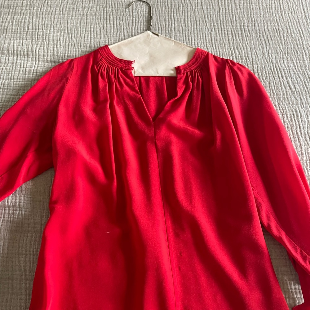 Madewell silky blouse